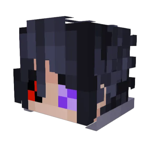 Killuah20 Minecraft avatar head, 3D render