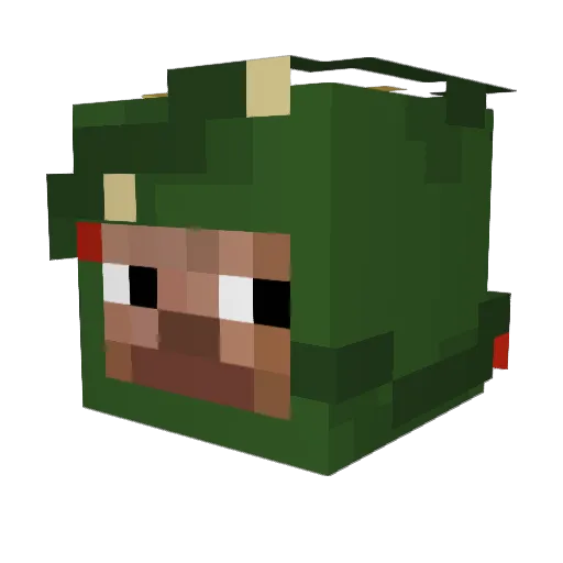Killuaispog Minecraft avatar head, 3D render