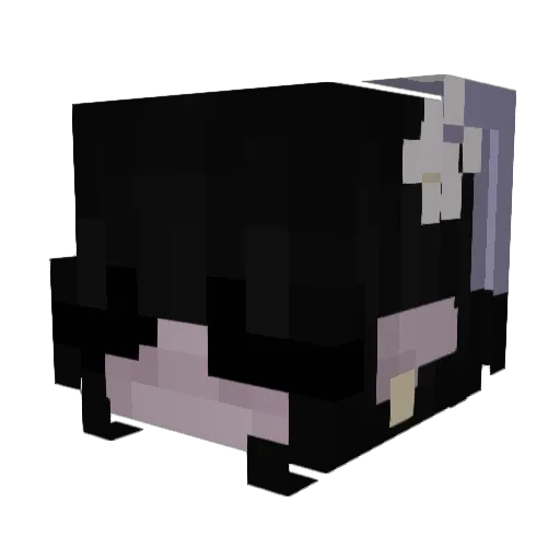Killuca Minecraft avatar head, 3D render