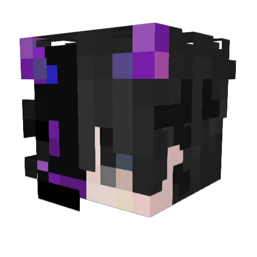 KillyBJ Minecraft avatar head, 3D render