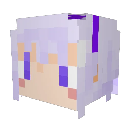 Killy_A Minecraft avatar head, 3D render