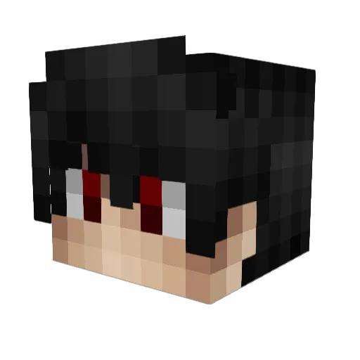 Killya Minecraft avatar head, 3D render