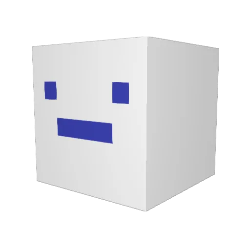 Kilmenowski Minecraft avatar head, 3D render