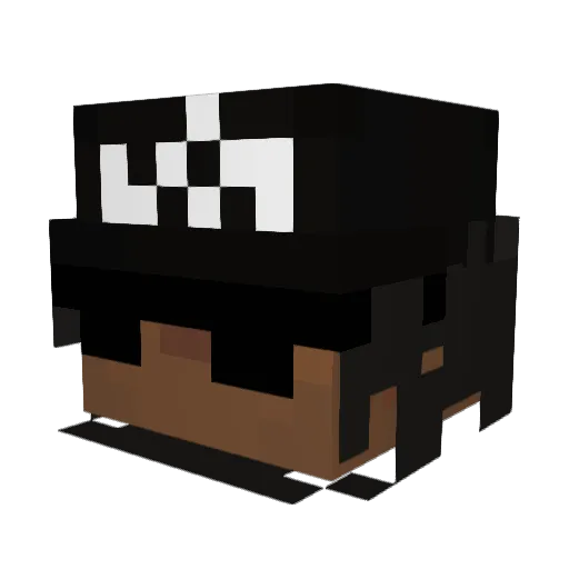 KiloGDawg Minecraft avatar head, 3D render
