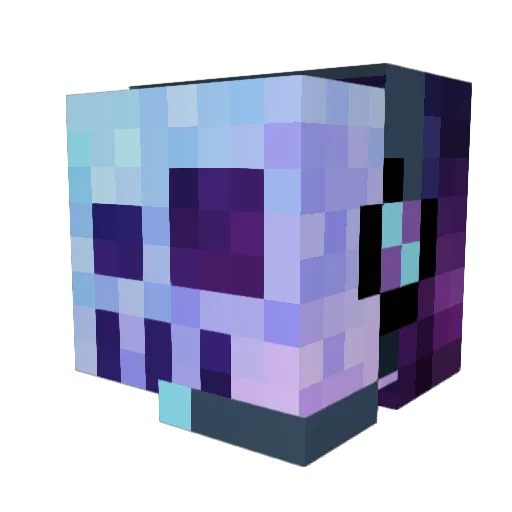 KiloMetrix9637 Minecraft avatar head, 3D render