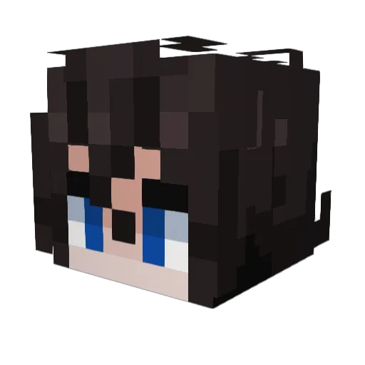 KiloRennn Minecraft avatar head, 3D render