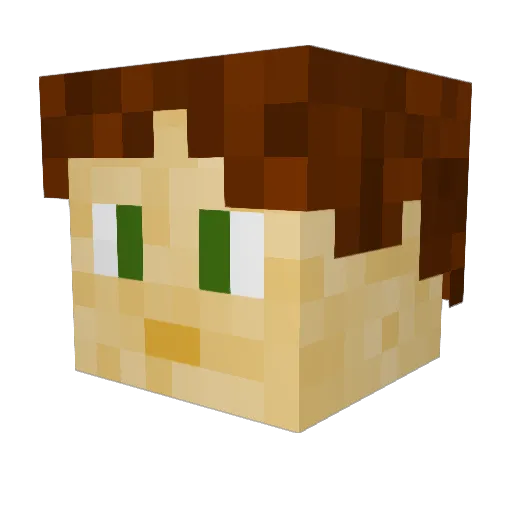 Kilo_Forte Minecraft avatar head, 3D render