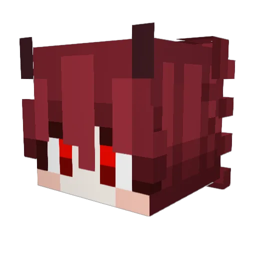 Kilof191 Minecraft avatar head, 3D render