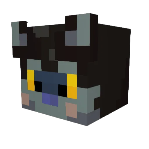 Kilosso Minecraft avatar head, 3D render