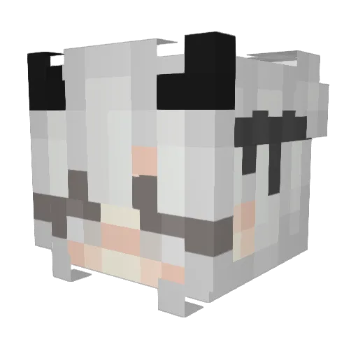 Kiloy68 Minecraft avatar head, 3D render