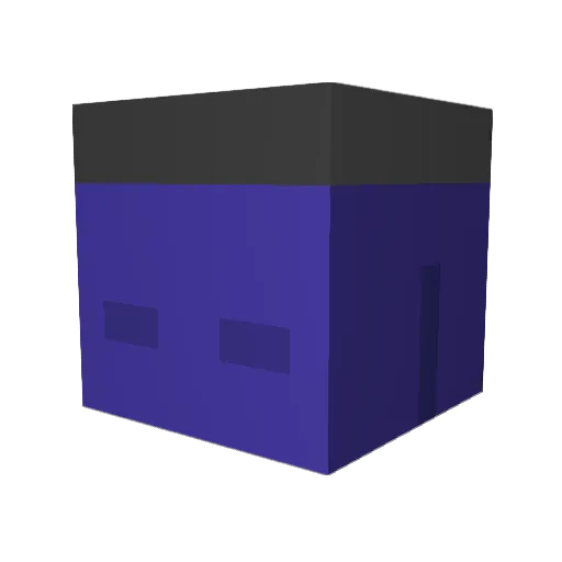 Kilroy0901 Minecraft avatar head, 3D render