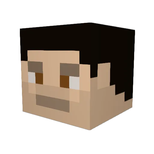 KilroyVonLatwick Minecraft avatar head, 3D render