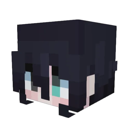 Kilveidt Minecraft avatar head, 3D render