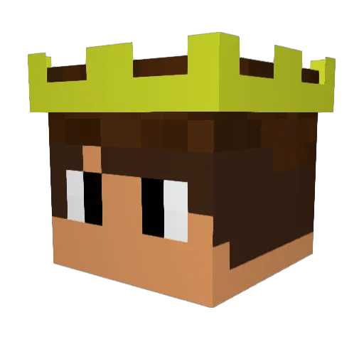 KilzerPlay Minecraft avatar head, 3D render