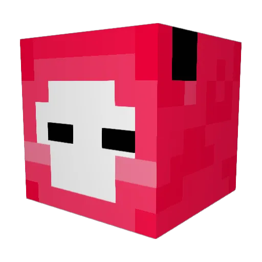 KimDino7 Minecraft avatar head, 3D render