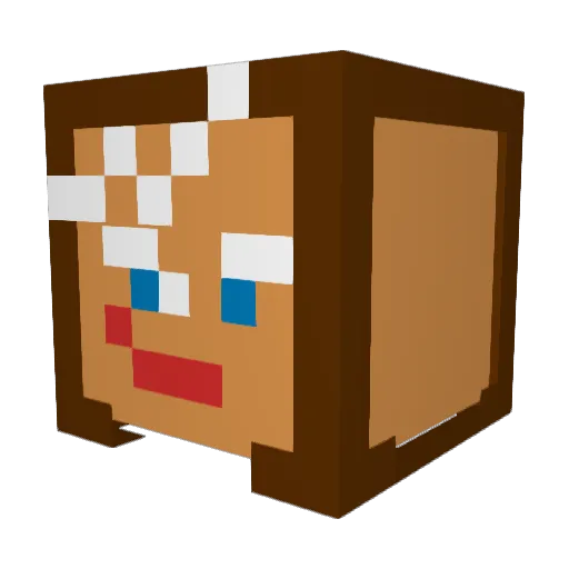 KimHyunSoo12 Minecraft avatar head, 3D render