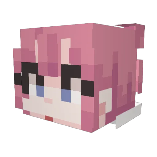 KimLiha04 Minecraft avatar head, 3D render