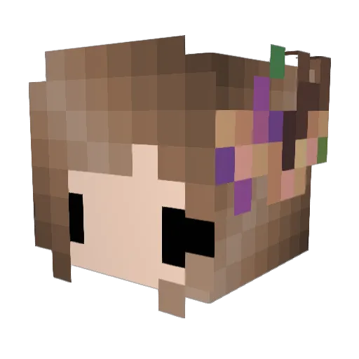 KimMillar Minecraft avatar head, 3D render