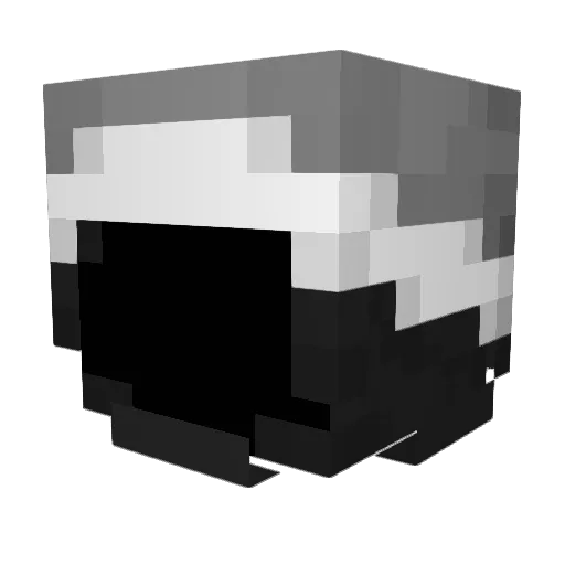 KimPackChoiSlEUN Minecraft avatar head, 3D render