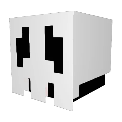 KimSeungtak Minecraft avatar head, 3D render