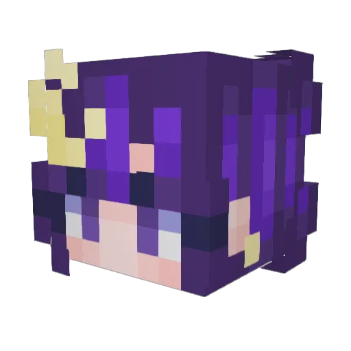 Kim_Paulson Minecraft avatar head, 3D render