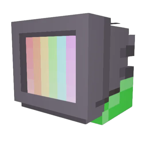 Kim_Strong Minecraft avatar head, 3D render