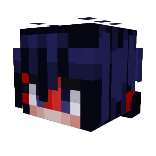 Kima3500 Minecraft avatar head, 3D render