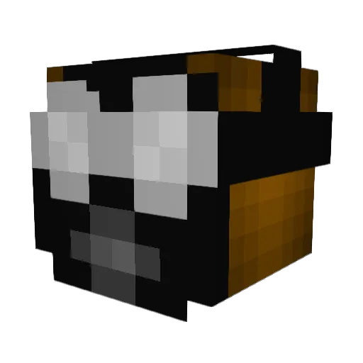Kimba232 Minecraft avatar head, 3D render