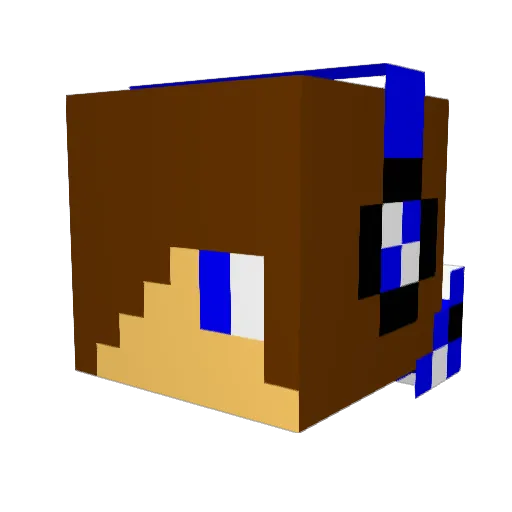 Kimberley2005 Minecraft avatar head, 3D render
