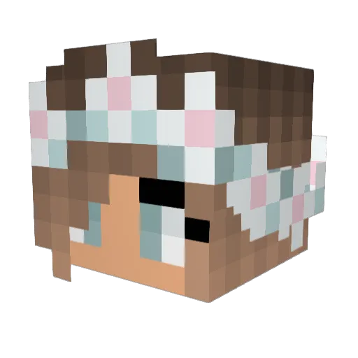 KimberleyV_NL Minecraft avatar head, 3D render