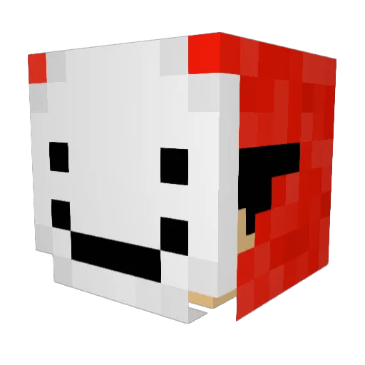 Kimbo_74 Minecraft avatar head, 3D render