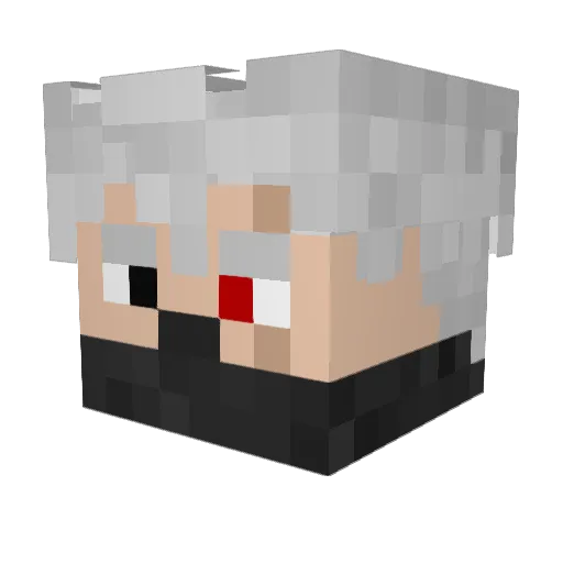 Kimchi_fried Minecraft avatar head, 3D render