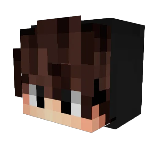 KimeYTwork Minecraft avatar head, 3D render