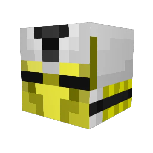 Kimera14 Minecraft avatar head, 3D render