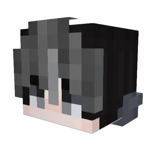 Kimidori25 Minecraft avatar head, 3D render