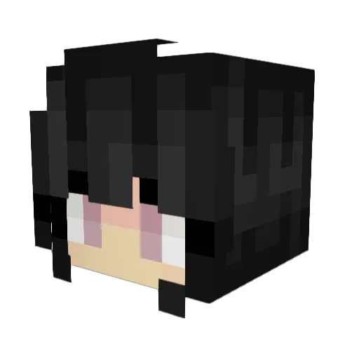 KimikOmander Minecraft avatar head, 3D render