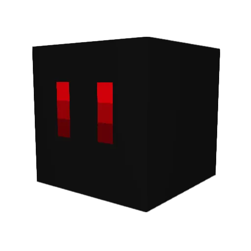 Kiminkiasei Minecraft avatar head, 3D render