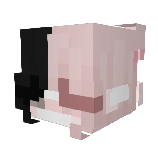 Kimis666 Minecraft avatar head, 3D render