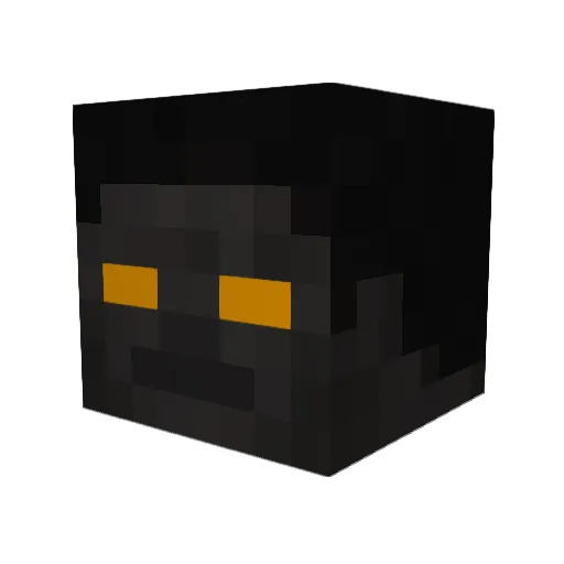 Kimkrae Minecraft avatar head, 3D render