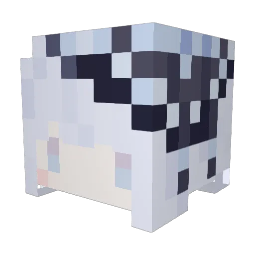 Kimmins1278 Minecraft avatar head, 3D render
