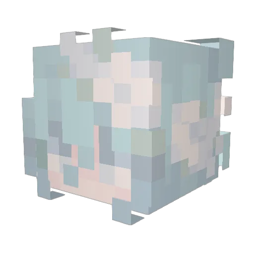 Kimmy_00 Minecraft avatar head, 3D render
