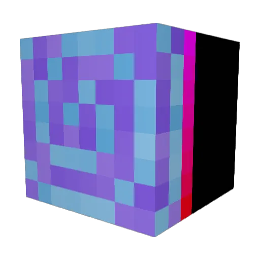 Kimmyera Minecraft avatar head, 3D render