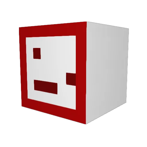 Kimtranpoops Minecraft avatar head, 3D render