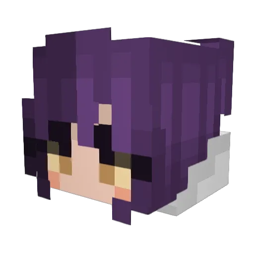 Kimvdeijnden Minecraft avatar head, 3D render