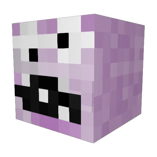 Kimzzy Minecraft avatar head, 3D render