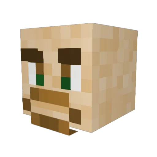 KinKetobi Minecraft avatar head, 3D render