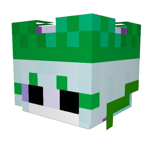 Kinapse Minecraft avatar head, 3D render
