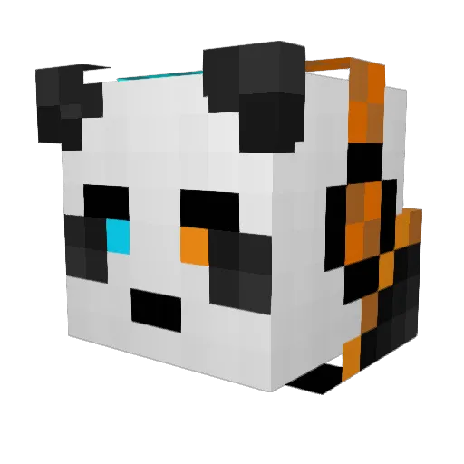 Kinco27 Minecraft avatar head, 3D render