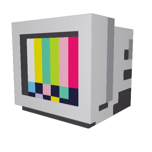 KindaPink Minecraft avatar head, 3D render