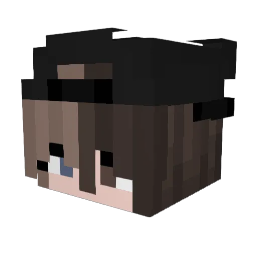 KinderPipimann Minecraft avatar head, 3D render